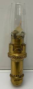 Antique Brass Railroad Caboose Wall Sconce Candle Lamp Made By The Safety Company New York 10