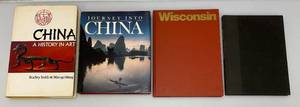 Misc. Large Hard Cover Books on China, Wisconsin And More