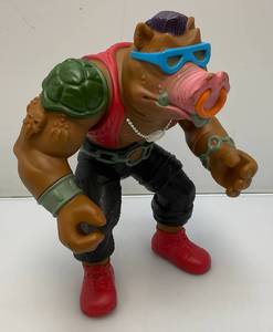 1990 TMNT Mirage Studios, Playmates Toys Large 12 12 Bebop Action Figure (As Seen)