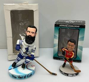 Misc. Miniature Collectible Hockey Bobbleheads (New Old Stock)