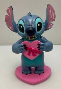 Collectible Disney STITCH With Heart Figurine 10 14