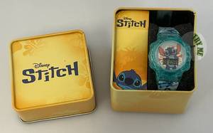 Disney Collectible STITCH Watch In Tin (New Old Stock) Works
