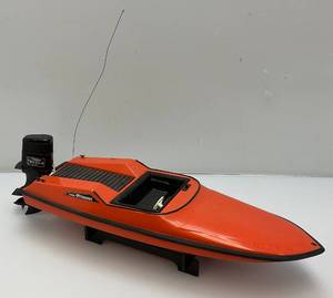 Est. $225.00-$550.00 1970s Robbe Roqua Prinzess RC Boat With Stand (No battery Or Remote)