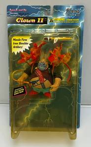 Mcfarlane Toys SPAWN (Clown II) Action Figure (New Old Stock) Plastic Yellowed