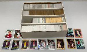 Large Box Of Misc. Baseball And Basketball Trading Cards