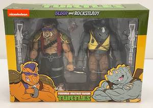 NECA TMNT Cartoon BEBOP & ROCKSTEADY 2-Pack Figures 2020 New TMNT (New)
