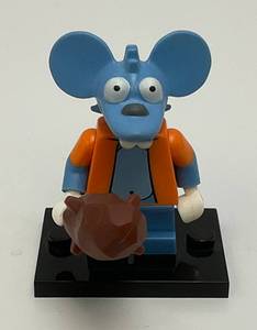 Collectible Hard To Get ITCHY Genuine Lego Mini figure Series 1 With ,  And Stand