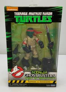 TMNT Turtles GHOSTBUSTERS Raphael As ZEDDEMORE Action Figure (New In Box)