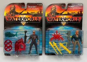 Hard To Find WATER WORLD Action Figures Including NORD & DEACON (New Old Stock)
