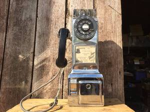 Wow Vintage AMERICAN TELEPHONE and TELEGRAPH CoNORTHERN ELECTRIC - Payphone