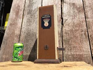 Antique 1 Cent Matchbook Vending Dispenser - Works