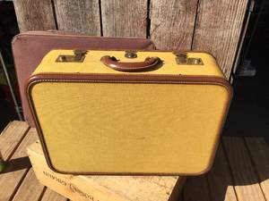 Vintage HARTMANN Luggage - Hard Side Suitcase with Rare Cover