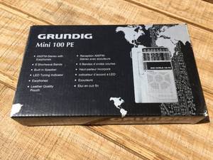 GRUNDIG Mini 100 PE Transistor Type Radio - Like NIB