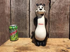 Vintage HAMMS Bear 11 14 Ceramic Bank - with Stopper - Very Nice