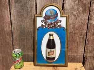 Vintage SCHLITZ 12 BottleFoil BarBeer Sign - 17