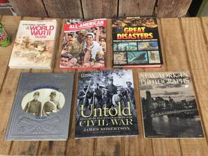 Vintage Books - WWII - All American Spirit - Great Disasters - Civil War - New York
