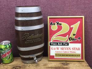 Vintage BALLANTINESGW SEVEN STAR - Whiskey Advertisers