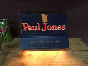 Neat Vintage PAUL JONES Whiskey - Cash Register Light - Works