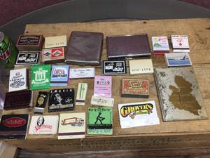 Vintage Matchbooks  Cigarette Cases