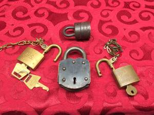 (4) Vintage Locks AMERICAN - JAMESTOWN - Rotating Combination - Other