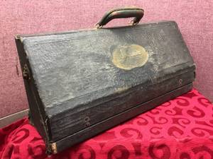 Antique 1920s SHOWCARDER - Sign Making Stencil SetCase
