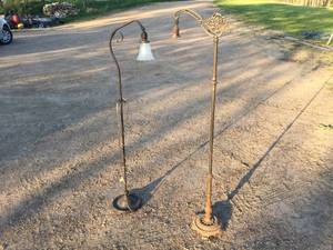 2 Vintage FloorBridge Lamps for Restoration