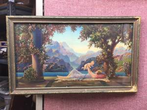 Antique ATKINSON FOX - URGELLES Framed Print - 1925