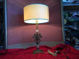 Vintage Nouveau DECORETRO - Table Lamp 26 Tall - Works