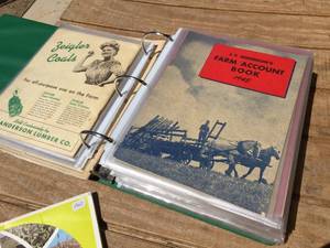 Neat Vintage Farm AccountRecordPlanning Books 1920s-1930s