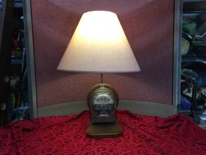 Steampunk SANGAMO MeterDesk Lamp