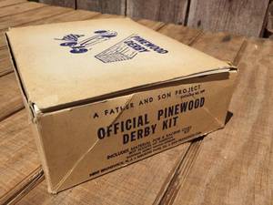 Vintage Pinewood Derby Cars (7) Box Set with Hardware 1956-1974