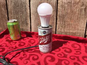 Vintage SCHLITZ Can Light