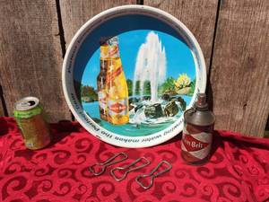 Vintage GRAIN BELT Beer Tray - Can Lighter - Bottle Openers