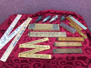Vintage Measuring Rules - Plumb Bobs - Stanley - Other