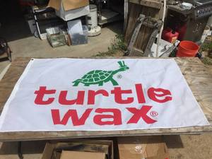 Large TURTLE WAX FlagBanner 5x3