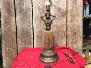 Rare 1940's Hula Girl - Motion Lamp - By Dodge Inc - And It Works!!
