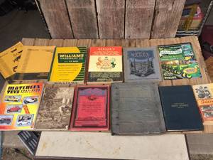 Vintage Auto - Hardware - Ag Manuals  Reorder Catalogs