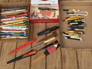 Vintage Groups Advertiser Pens - Pencils - Openers