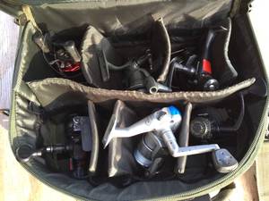 GUIDE SERIES Fishing Reel Bag with 6 Reels