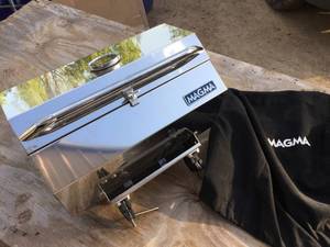 MAGMA Stainless Steel Portable Propane Grill - Fairly CleanLow Use