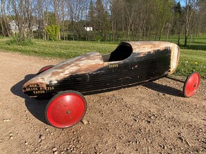 Historic 1950s SOAP BOX DERBY CAR - WOW