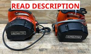 Ultra-Tow Portable Electric Winch, 120V, 1100-Lb. Capacity, Steel Cable, Brushless #5689273 Msrp $449.98