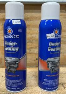 Permatex Under-Coating lot of 2 Msrp $32.40