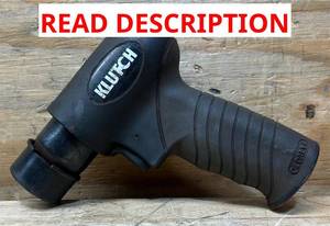 Klutch Composite Pistol-Grip Air Needle Scaler, 4000 BPM, 11 CFM #171468 Msrp $69.99 see description