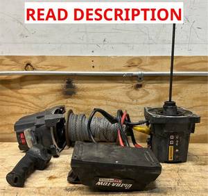 Ultra-Tow XTP 12 Volt Off-Road Vehicle Winch, 12,000-Lb. Capacity, 12 Volt DC, 390 Max. Amps #4995834 see description