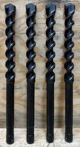 AEG Rotary Hammer Drill Bit Dia. 1  L 13  lot of 4