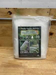 Garden Pest Barrier Netting, Thickened Mesh Net Bugs Out Plant Covers 10x33Ft Ultra Fine Protection Netting for Vegetable Plants Fruit Flowers Greenhouse Row Cover Raised Bed Insect Barrier Screen Net