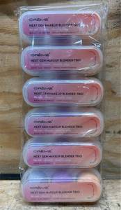 Creme Next Gen Makeup Blender Trio lot of 6, 18 make up sponges)