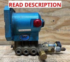 CAT Pressure Washer Pump Assembly, 3300 PSI, 2.5 GPM, Direct Drive, Gas, Model# 4DNX25GSI #A157123 Msrp $449.99