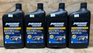 Prime Guard 10W30 Motor Oil Quart lot of 4